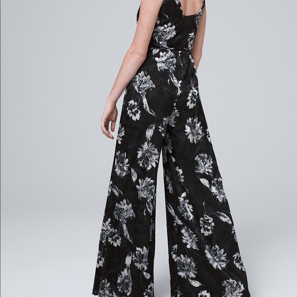White House Black Market Floral Jumpsuit - Picture 4 of 7